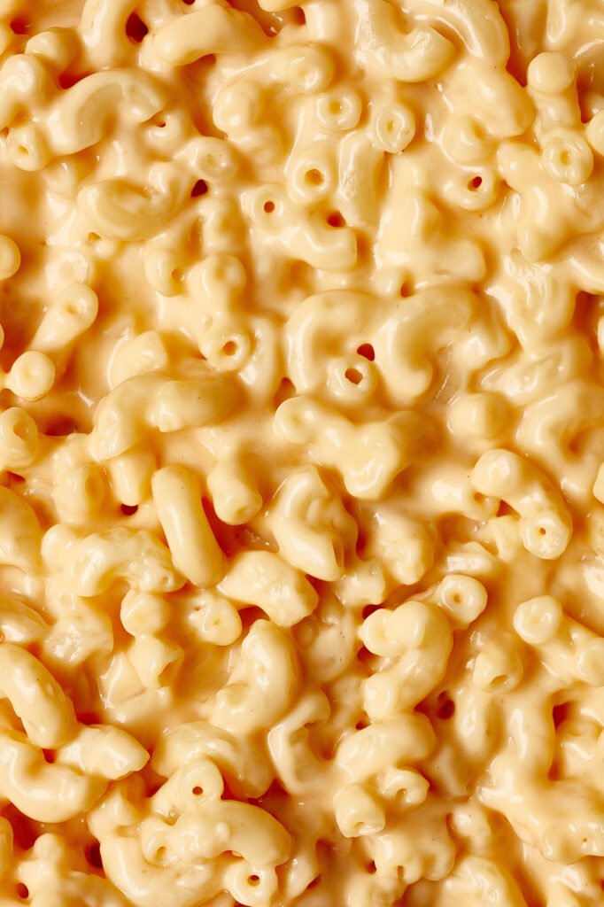 Mac and Cheese detail photograph